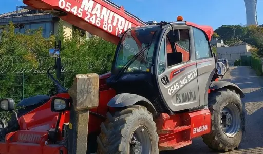 Manitou MT 1840 telehandler ile yüksek kata malzeme taşıma