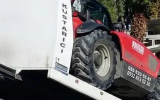 Üsküdar bölgesinde kiralık Manitou MT 1840 teleskopik forklift - Dar alanlarda profesyonel çalışma